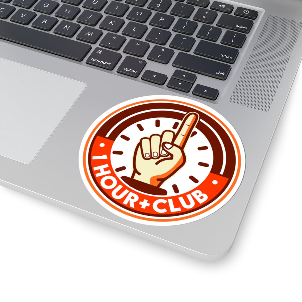1 Hour Commute Club Sticker (L)