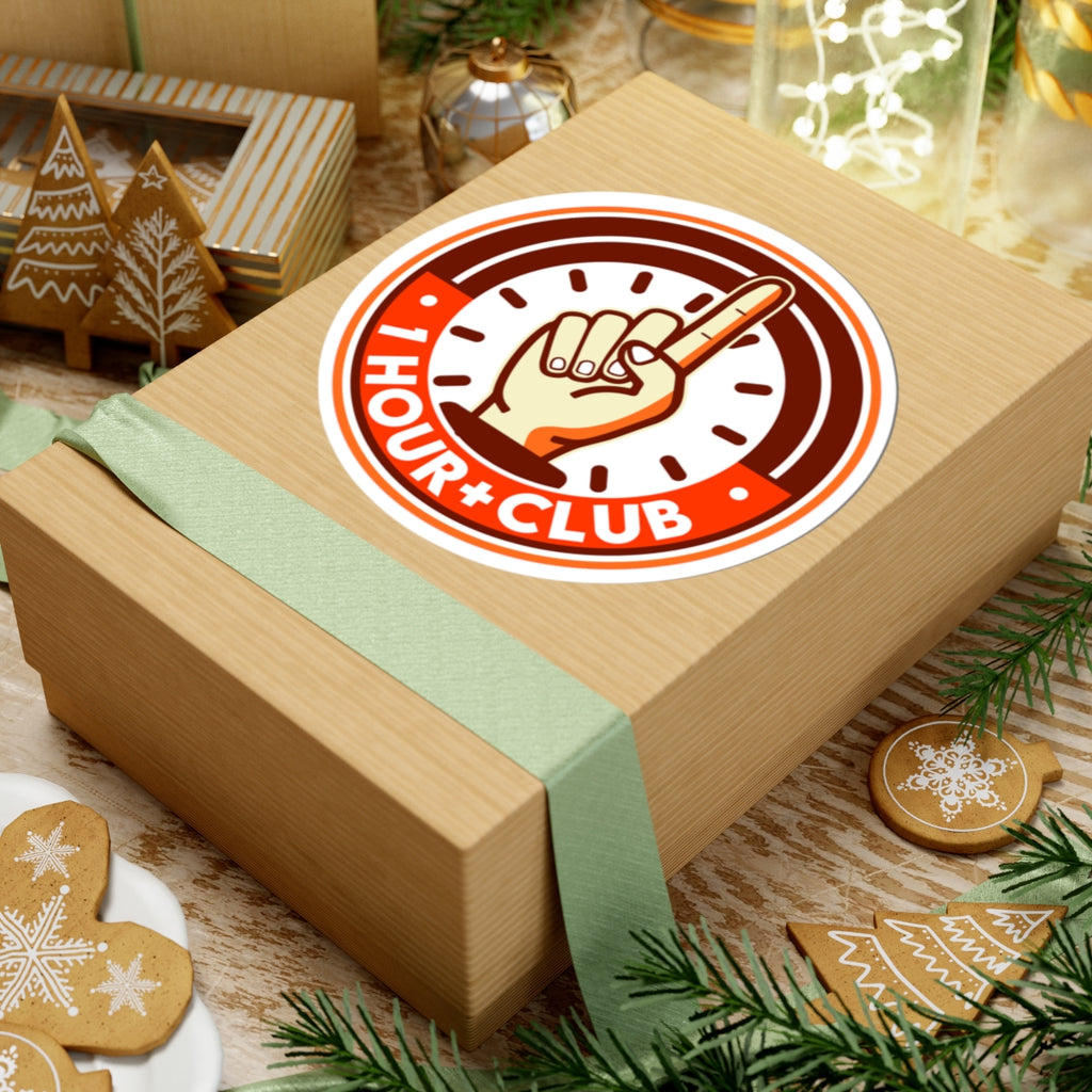 1 Hour Commute Club Sticker (L)