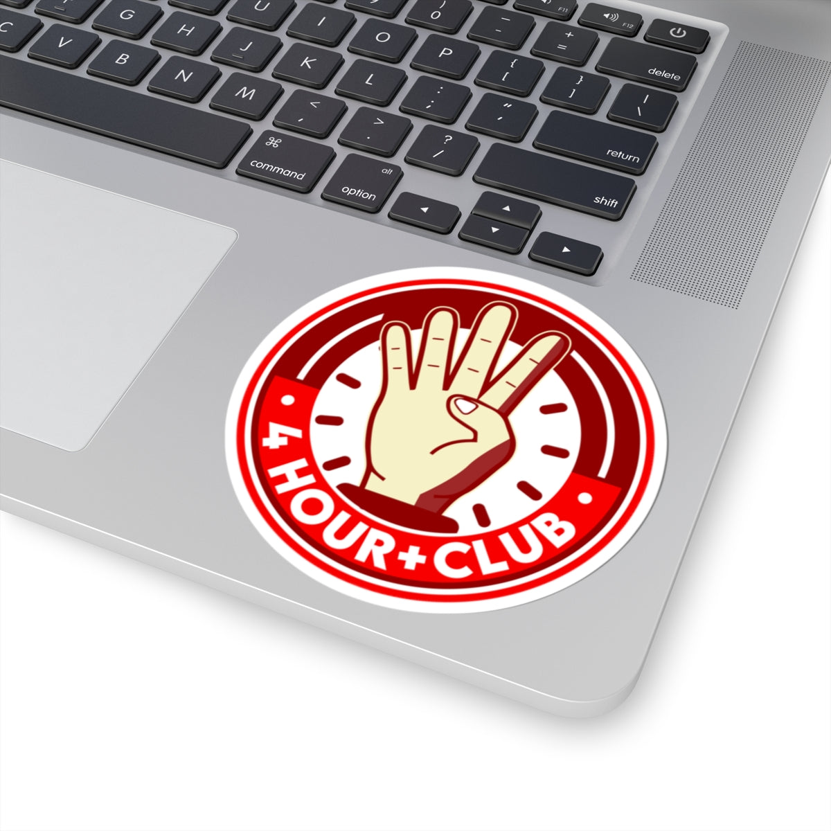 4 Hour Commute Club Sticker (L)