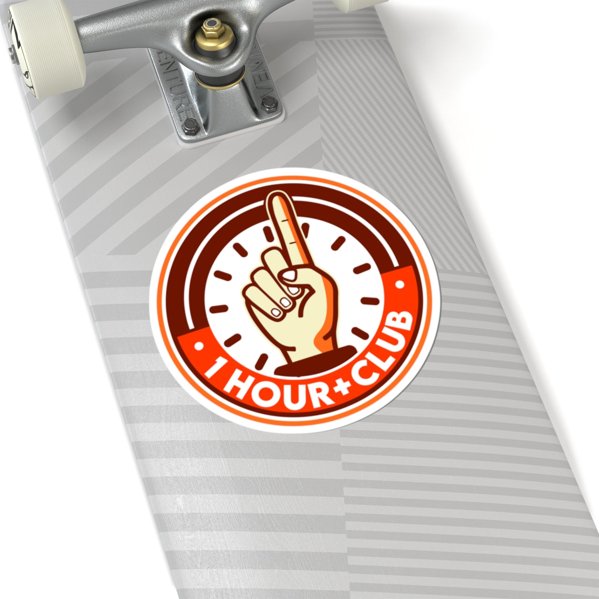 1 Hour Commute Club Sticker (L)