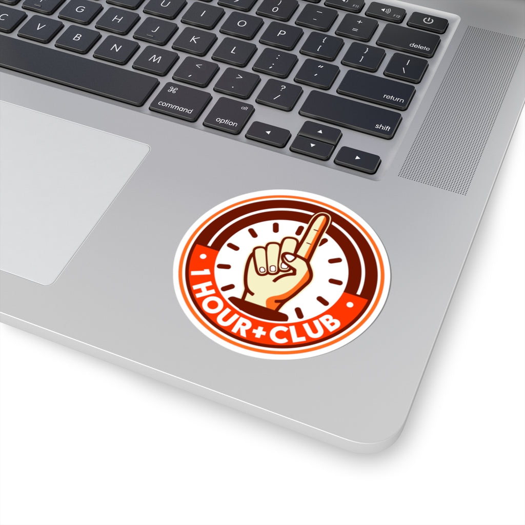 1 Hour Commute Club Sticker (L)